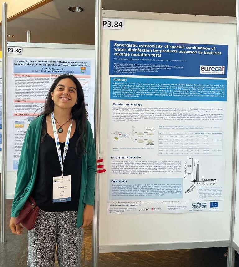 Eurecat poster presentation at the IWA ecoSTP conference 2023 in Girona