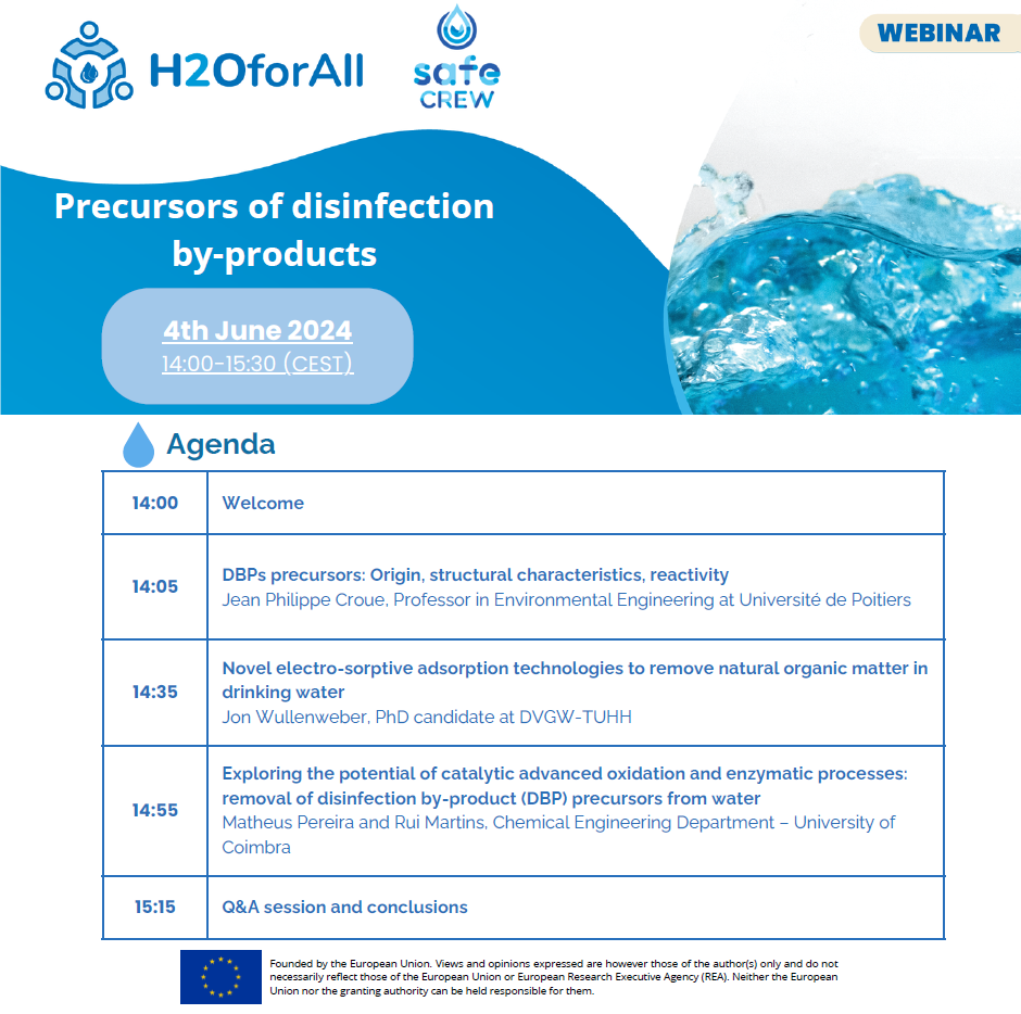 WEBINAR: Precursors of disinfection by-products