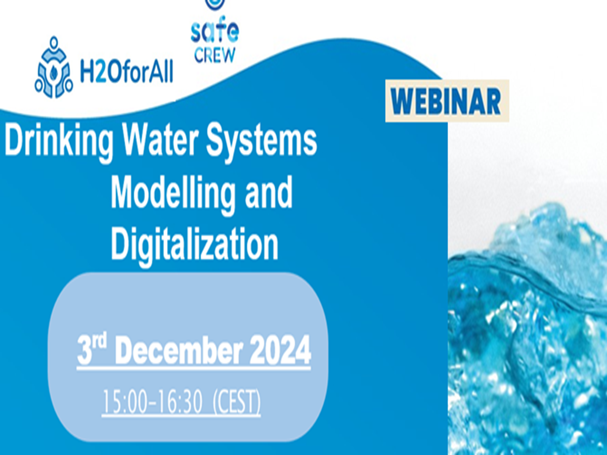 WEBINAR: Drinking Water Systems Modelling and Digitalization