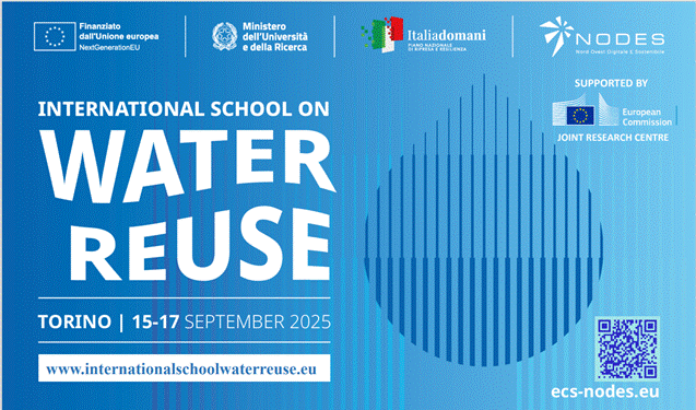 Invitation to 4th International School on Water Reuse, Turin (Italy), 15–17 September 2025