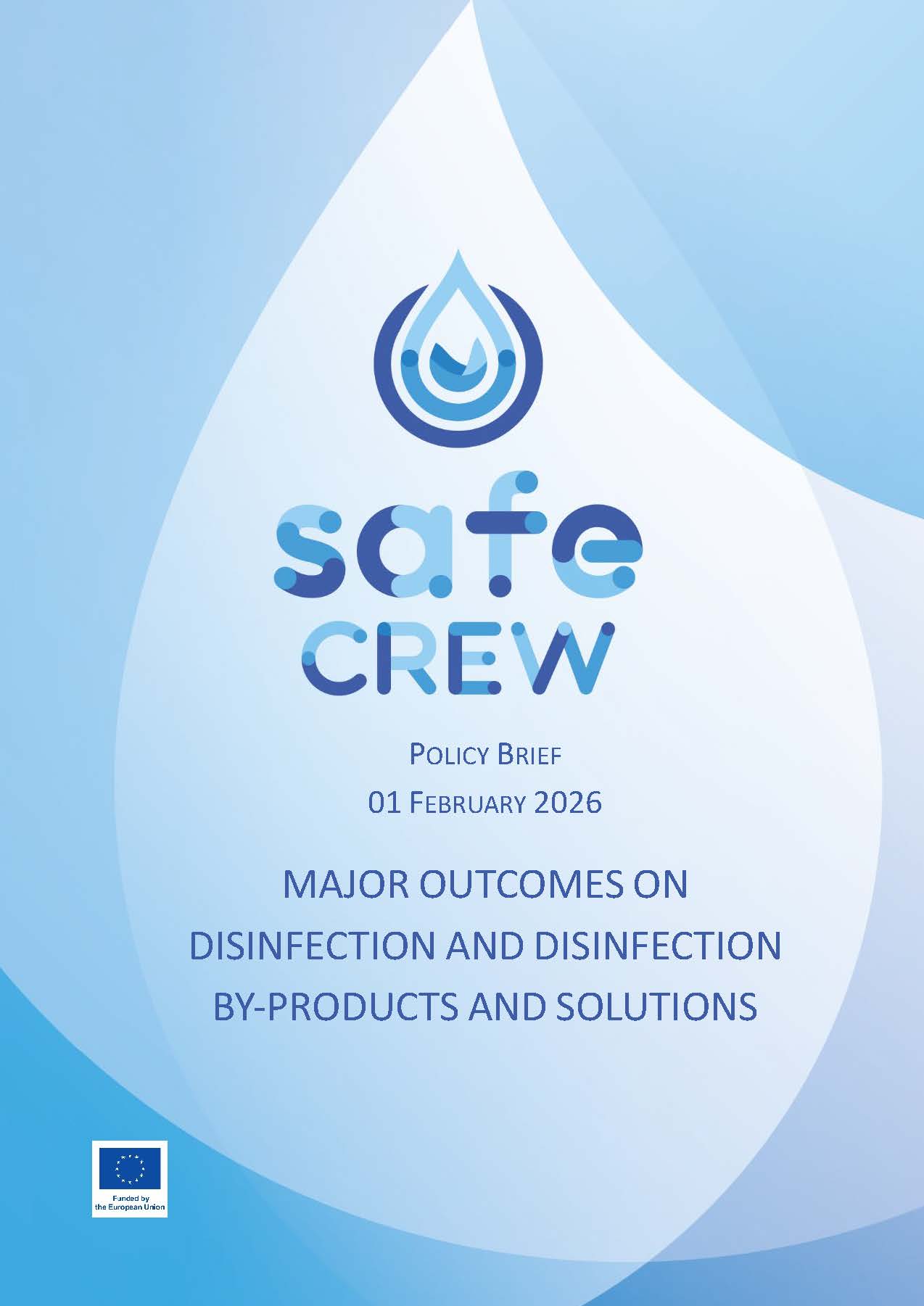 New Policy Brief: Major Outcomes on Disinfection and Disinfection By-Products and Solutions